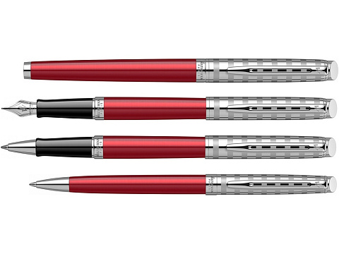 Шариковая ручка Waterman Hemisphere French riviera Deluxe RED CLUB в подарочной коробке - рис 6.