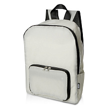 Складной рюкзак EcoFold объемом 15 л из переработанного ПЭТ-пластика - Sandstone