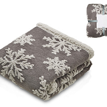 Плед Snowflake новогодний