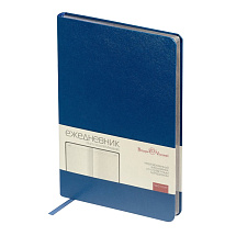 Ежедневник недатированный  А4 Megapolis синий (Р)