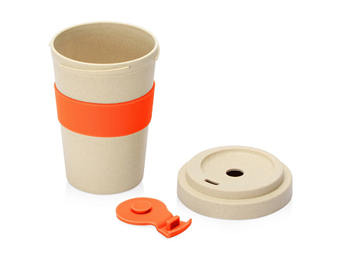 Стакан из пшеничного волокна Flava, оранжевый 021C - рис 3.