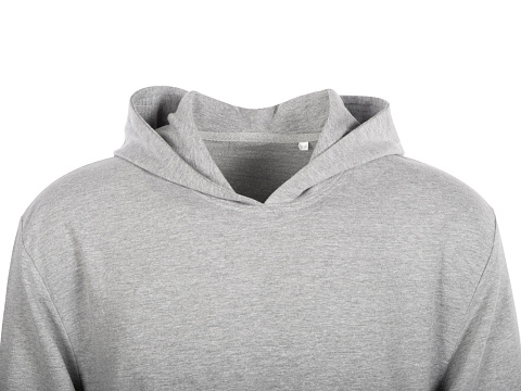 Худи Warsaw, футер 220гр, серый меланж - рис 11.