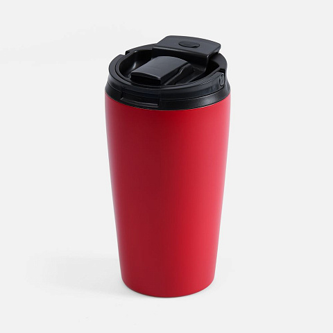 Термостакан с двумя поильниками Duetta, красный - рис 3.