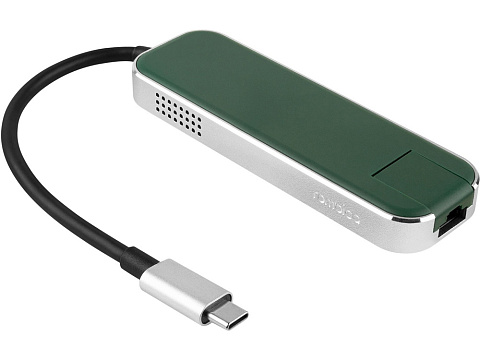Хаб USB Rombica Type-C Chronos Green (Р) - рис 3.