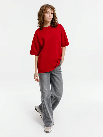 Джемпер с коротким рукавом Siluetti Volumica, красный - рис 8.