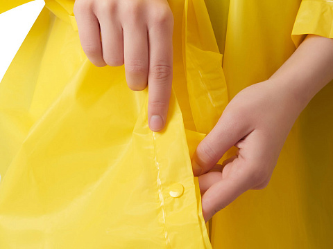 Пончо Hawaii c чехлом унисекс, желтый - рис 6.