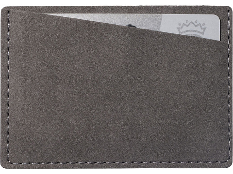 Футляр на 3 пластиковые карты Alicante, темно-серый - рис 2.