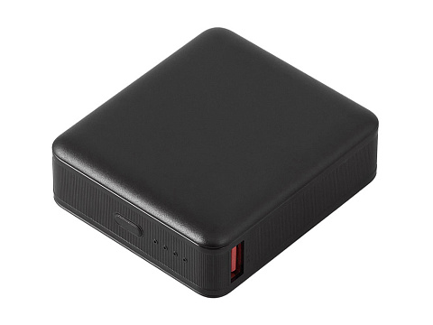 Внешний аккумулятор Brick 10 с быстрой зарядкой QC/PD, 10000 мАч, черный - рис 5.