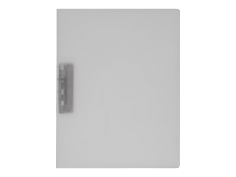 Папка пластиковая с боковым зажимом, прозрачный - рис 2.