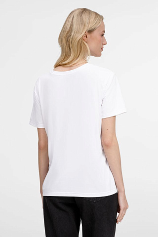 Футболка унисекс Senti, белая - рис 10.