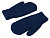 Варежки Dunant, темно-синий - миниатюра