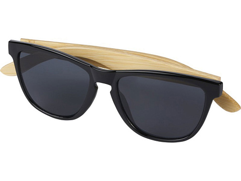 Солнцезащитные очки Sun Ray из океанского пластика и бамбука, натуральный - рис 3.