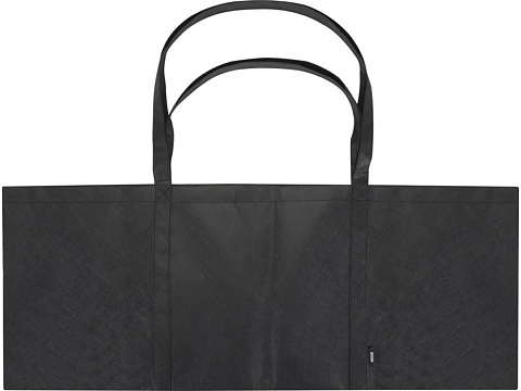 Jumbo эко-сумка очень большого размера из нетканого материала, объемом 65 л, сплошной черный - рис 2.