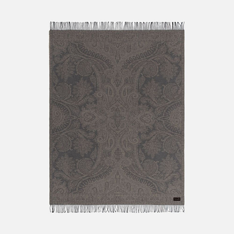 Плед Magnolia, коричневый - рис 4.