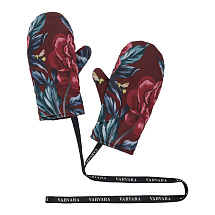 Варежки Русские сезоны, бордо. Varvara