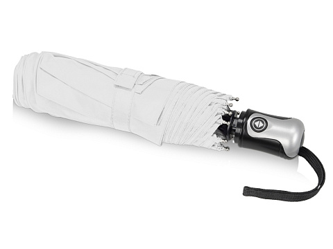 Зонт Alex трехсекционный автоматический 21,5, белый (Р) - рис 3.