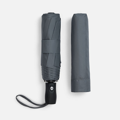 Зонт складной Brellix, серый - рис 8.