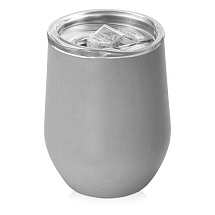 Вакуумная термокружка Sense, непротекаемая крышка, крафтовая упаковка, серый