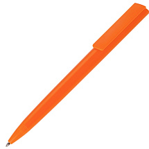 Ручка пластиковая шариковая Taper Solid, матовый оранжевый