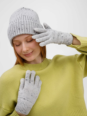 Перчатки сенсорные Spotti Senso, светло-серые - рис 5.