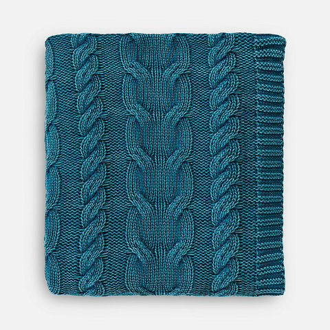 Плед Hygge, темно-зеленый