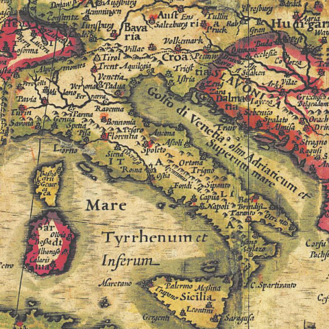 Карта новой Европы Йодокуса Хондиуса - рис 3.