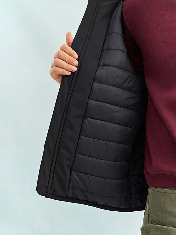 Жилет софтшелл унисекс Falcon BW, темно-серый - рис 7.