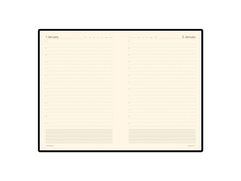 Ежедневник А5 полудатированный Porto, бордовый (Р) - рис 2.