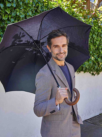 Зонт-трость Mayfair, черный - рис 3.