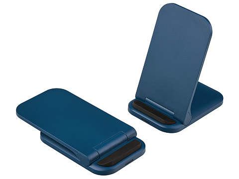 Беспроводное зарядное устройство Foldy, 15 Вт, темно-синий - рис 2.