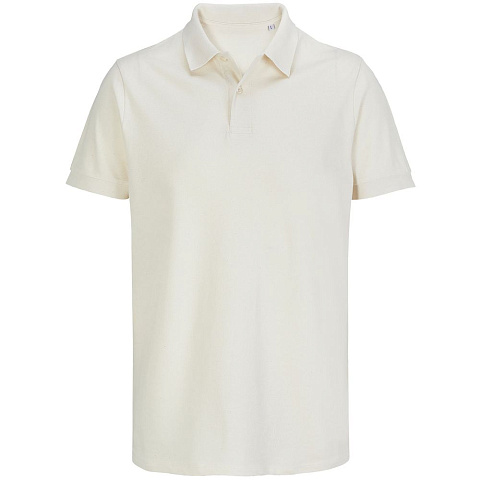 Рубашка поло унисекс Pacific, светло-бежевая (неокрашенная) - рис 2.