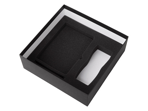 Подарочный набор c блокнотом С3, ручкой и термокружкой Mony Steel, оранжевый - рис 3.