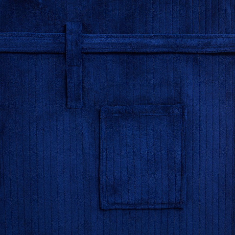 Халат флисовый Magic Mantle, темно-синий - рис 5.