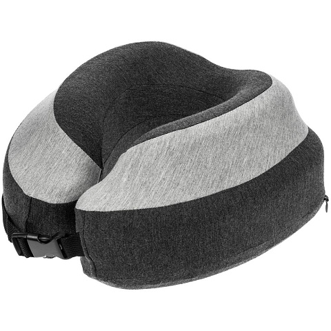 Дорожная подушка Piligrim, серая - рис 3.