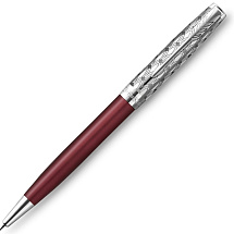 Шариковая ручка Parker Sonnet Premium Refresh RED CT, стержень: M, цвет чернил: black , в подарочной упаковке