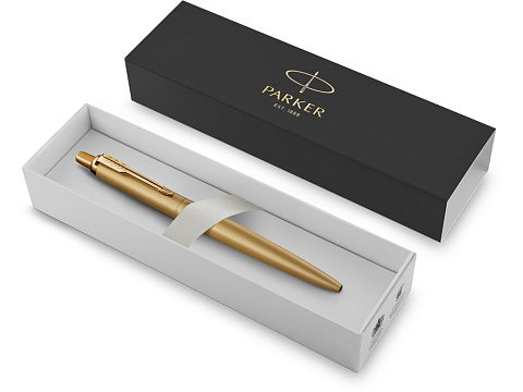 Шариковая ручка Parker Jotter XL SE20 Monochrome в подарочной упаковке, цвет: Gold, стержень Mblue - рис 2.