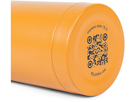 Термос Relaxika 101 (1 литр), желтый (без лого) - рис 10.