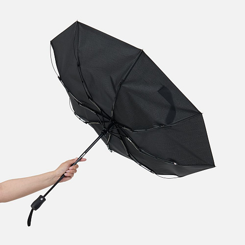 Зонт складной Brellix, черный - рис 6.