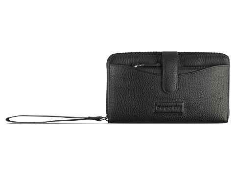 Кошелёк женский BUGATTI Elsa с ключницей, с RFID, чёрный, воловья кожа/полиэстер, 18,7х3х10,7 см - рис 2.