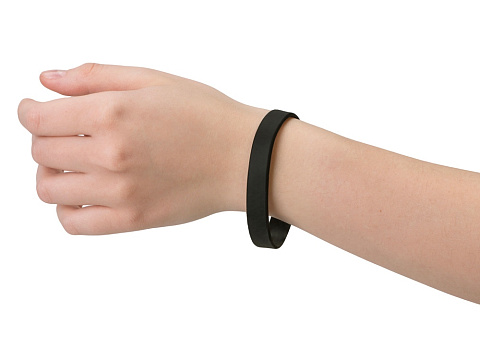 Силиконовый браслет Forest 202*12 мм, черный - рис 3.