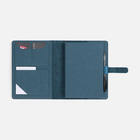 Ежедневник-органайзер Twill, недатированный, синий - рис 6.