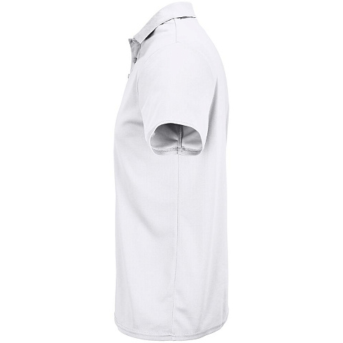 Рубашка поло унисекс Pitcher, белая - рис 4.