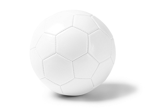 Футбольный мяч FABIO 1-го размера из искусственной кожи, белый .