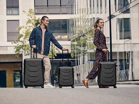 Чемодан WENGER Prymo, чёрный, средний, 45х65х26 см, 59 л, ABS+PC - рис 10.