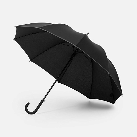 Зонт-трость Abrego, черный - рис 2.