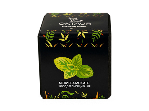 Набор для выращивания Small village cube Мелиса Мохито - рис 2.