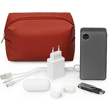 Органайзер для электроники и проводов Enio, красный