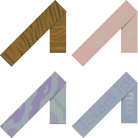 Шарф Fung XXL на заказ, акрил - рис 2.