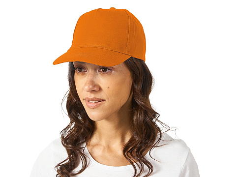 Бейсболка Memphis 5-ти панельная, оранжевый - рис 3.