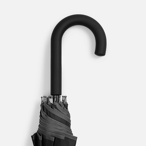 Зонт-трость Abrego, черный - рис 6.